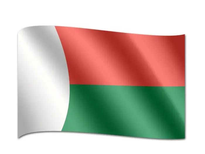 Framed Print : Flag of Madagascar Framed Print : Flag of Madagascar
