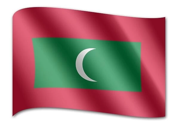 Flag of the Maledives