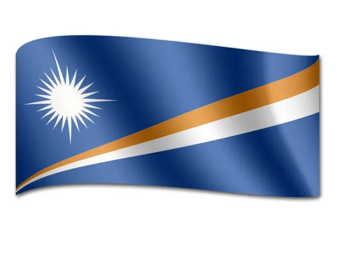 Framed Print : Flag of the Marshall Islands Framed Print : Flag of the Marshall Islands