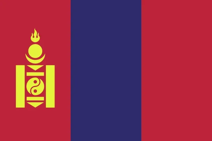 Framed Print : Flag of Mongolia Framed Print : Flag of Mongolia