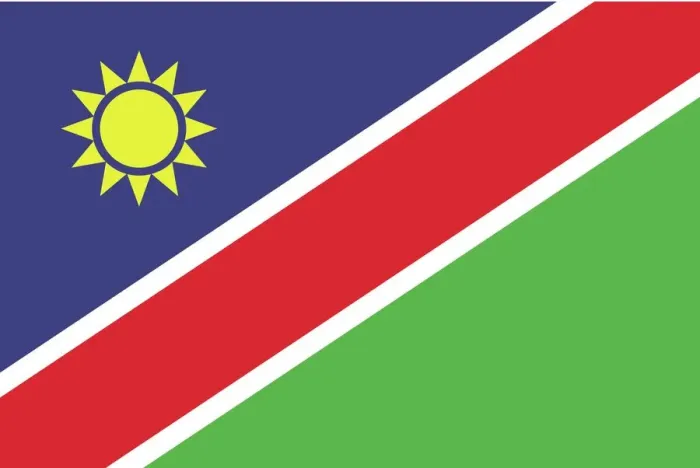 Framed Print : Flag of Namibia Framed Print : Flag of Namibia