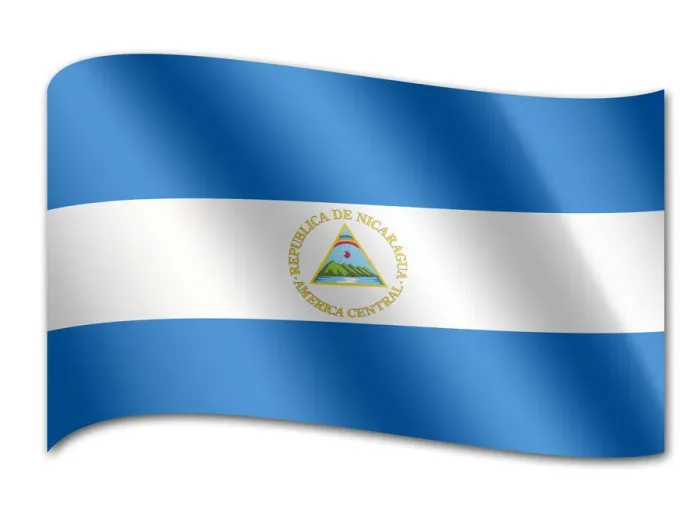 Framed Print : Flag of Nicaragua Framed Print : Flag of Nicaragua