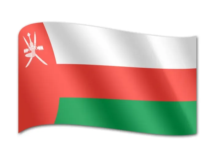 Framed Print : Flag of Oman Framed Print : Flag of Oman