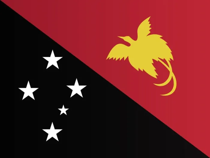 Framed Print : Flag of Papua New Guinea Framed Print : Flag of Papua New Guinea
