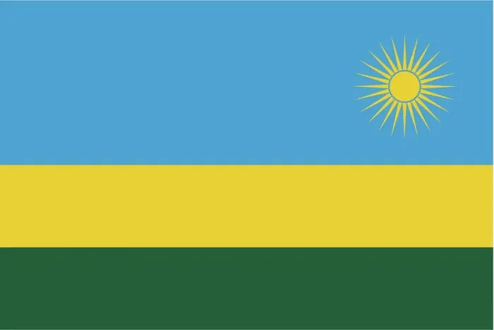 Framed Print : Flag Rwanda Framed Print : Flag Rwanda