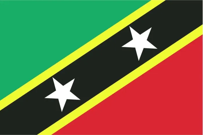 Framed Print : Flag Saint Kitts and Nevis