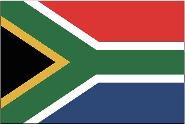 Flag of South Africa Illustration