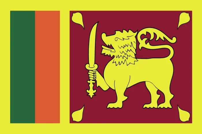 Framed Print : Flag of Sri Lanka Framed Print : Flag of Sri Lanka