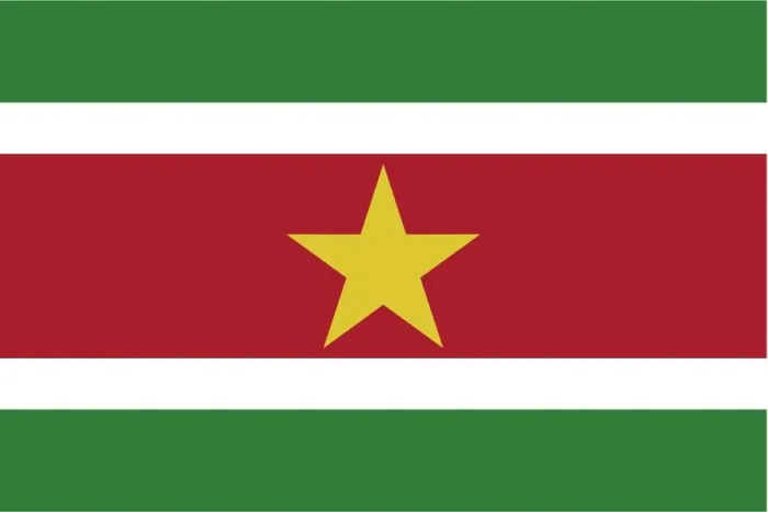 Framed Print : Flag Suriname Framed Print : Flag Suriname