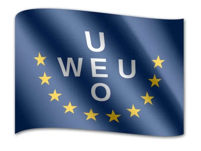 Framed Print : Flag of the Western European Union, WEU Framed Print : Flag of the Western European Union, WEU