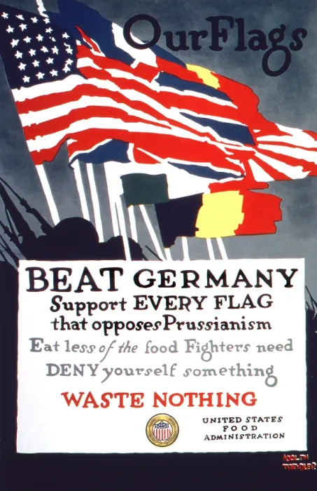 Framed Print : Our Flags Beat Germany Framed Print : Our Flags Beat Germany