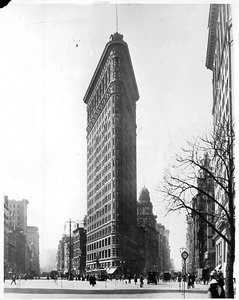 The Flatiron Building On 5th Avenue In New York City