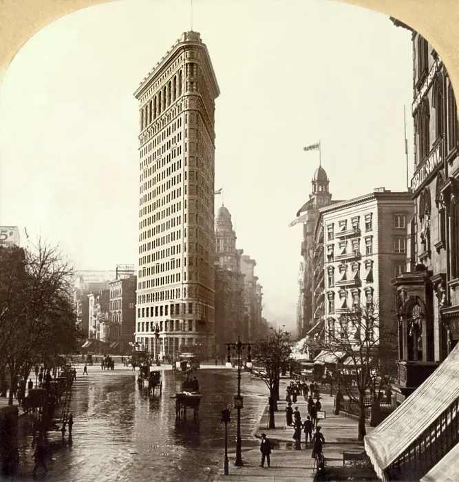 Framed Print : The Flatiron Building In NYC