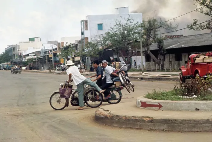 Framed Print : Fleeing Saigon Framed Print : Fleeing Saigon