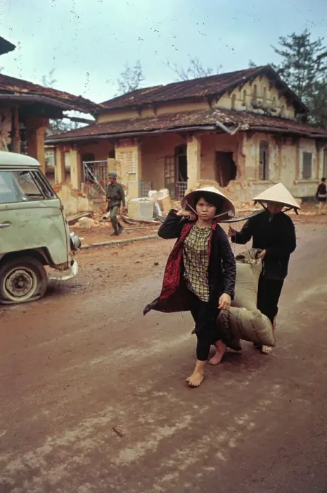 Framed Print : Fleeing South Vietnamese People Framed Print : Fleeing South Vietnamese People