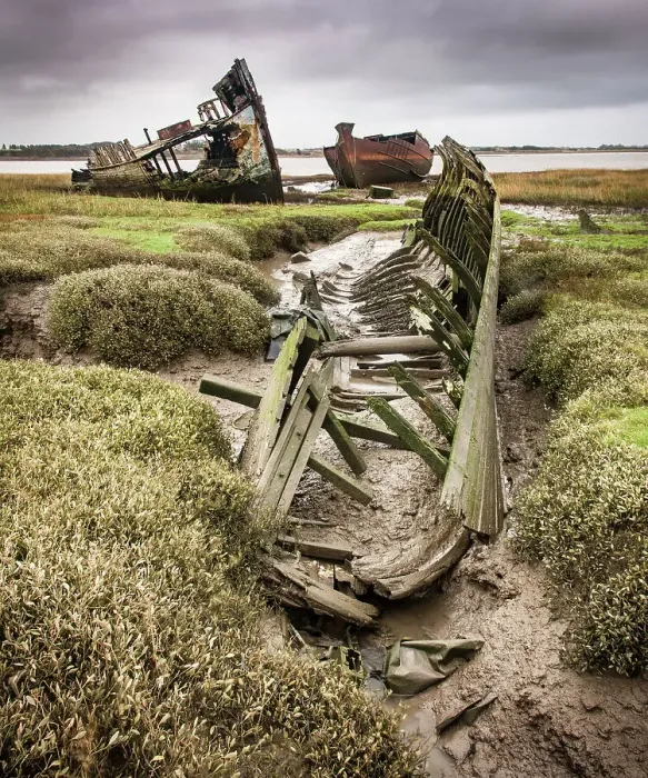Framed Print : Fleetwood Wrecks Framed Print : Fleetwood Wrecks