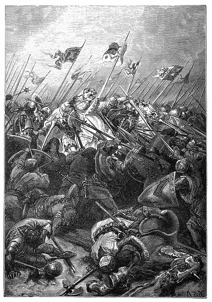 The Flemish defeat Robert d Artois at Courtrai - known as the Battle of the Spurs. 11th July 1302