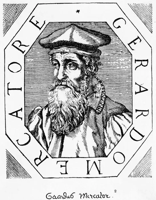 Framed Print : Flemish Geographer Gerhardus Mercator Framed Print : Flemish Geographer Gerhardus Mercator