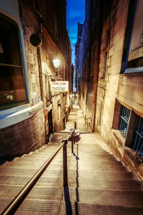 Framed Print : Fleshmarket Street, Edinburgh, Scotland