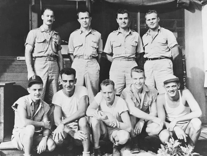 Framed Print : Flight Crew That Dropped Atom Bomb on Hiroshima Framed Print : Flight Crew That Dropped Atom Bomb on Hiroshima