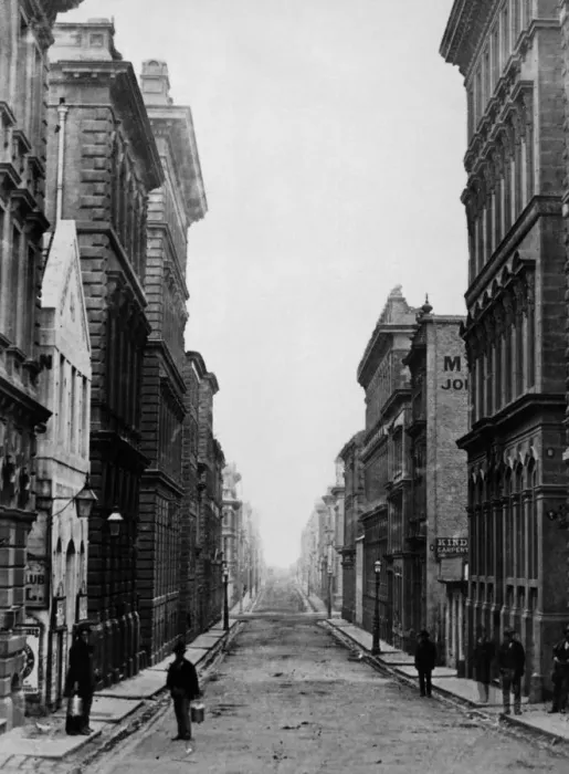 Framed Print : Flinders Lane Framed Print : Flinders Lane