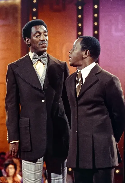 Framed Print : Flip And Cosby On Flip Wilson Show