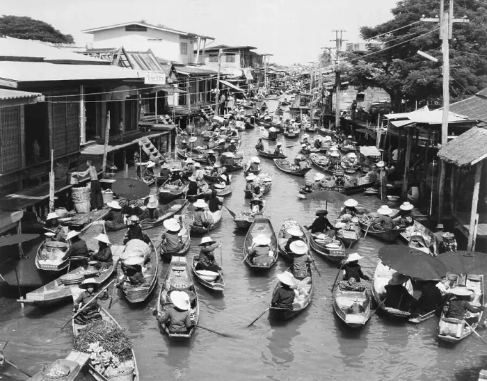 Framed Print : Floating Markets in Bangkok