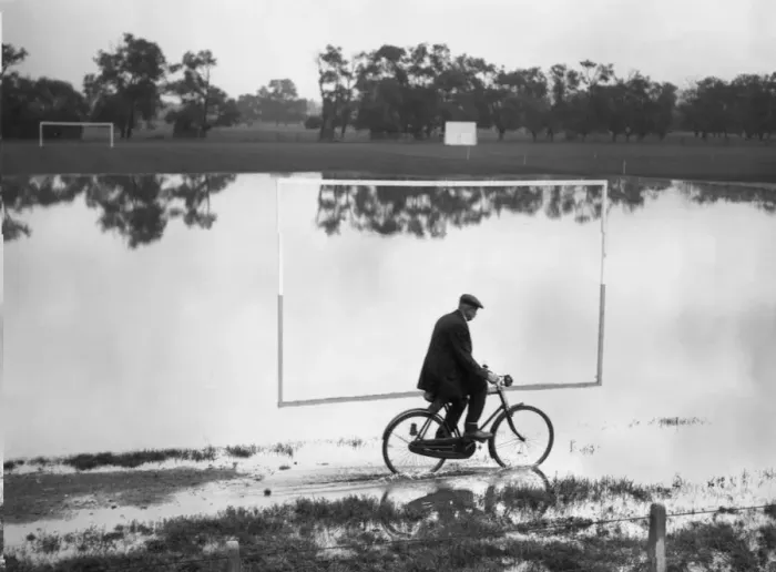 Framed Print : Flooded Pitch Framed Print : Flooded Pitch
