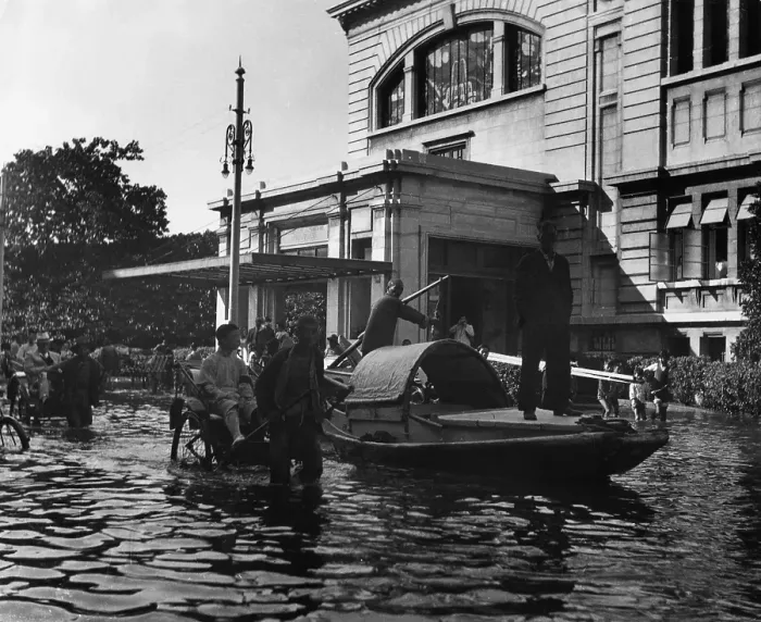 Framed Print : Flooded Shanghai Framed Print : Flooded Shanghai