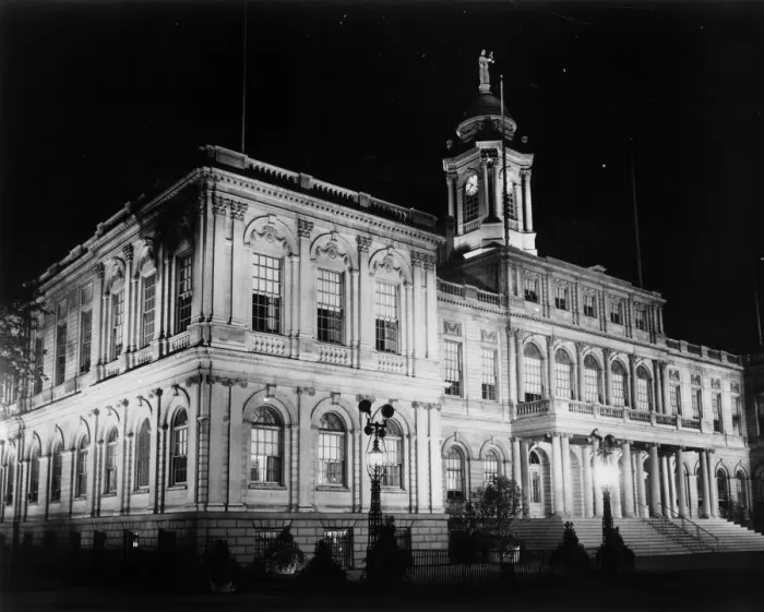 Framed Print : Floodlit City Hall Framed Print : Floodlit City Hall