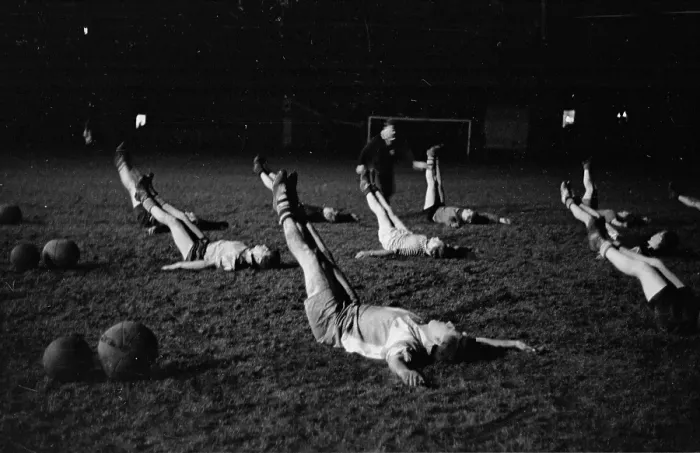 Framed Print : Floodlit Training Framed Print : Floodlit Training