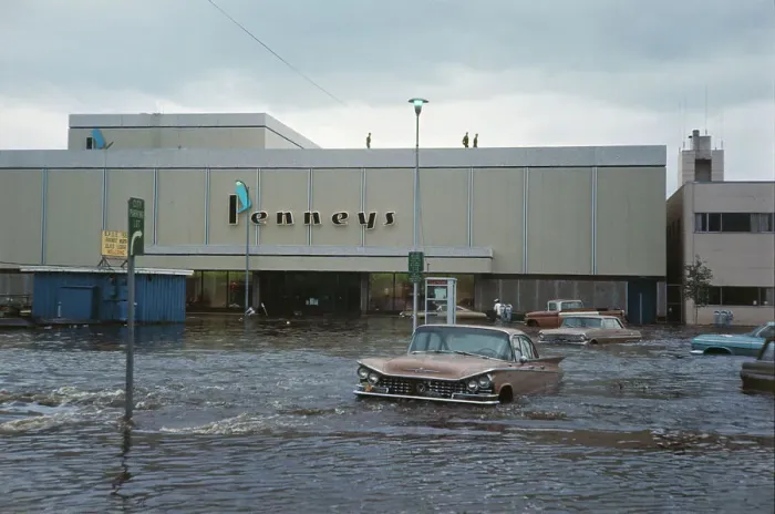 Framed Print : Floods In Fairbanks, Alaska