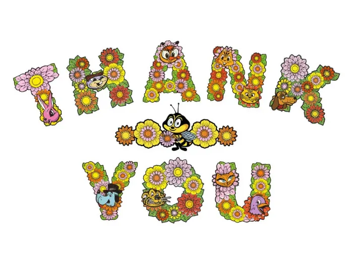 Framed Print : Floral Thank You Framed Print : Floral Thank You