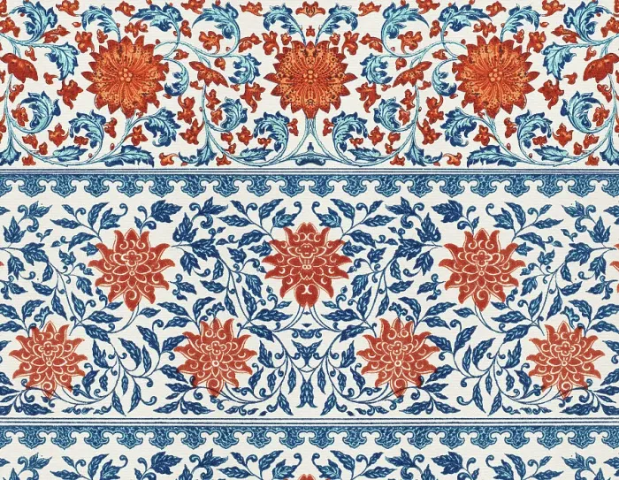Framed Print : Floral Wallpaper