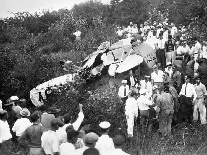Framed Print : Florence Klingensmith's Crashed Plane Framed Print : Florence Klingensmith's Crashed Plane
