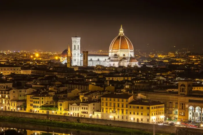 Framed Print : Florence by Night Framed Print : Florence by Night