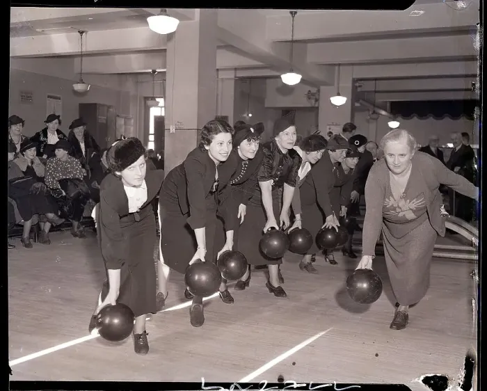 Framed Print : Floretta Mccutcheon Teaching Bowling Framed Print : Floretta Mccutcheon Teaching Bowling