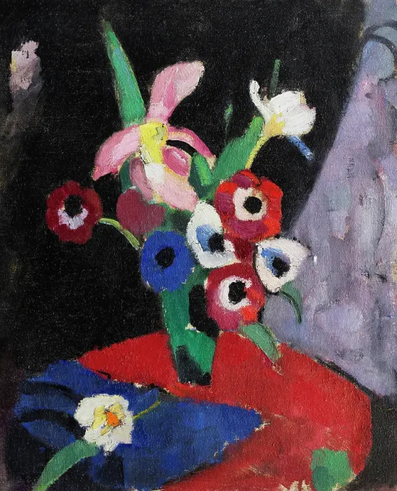 Framed Print : Flower Still Life On A Black Background Ii Framed Print : Flower Still Life On A Black Background Ii