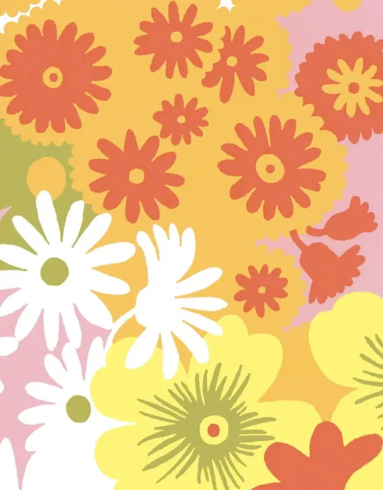 Framed Print : Flower pattern Framed Print : Flower pattern