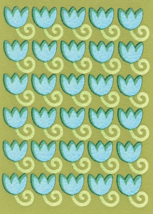 Framed Print : Flower pattern Framed Print : Flower pattern