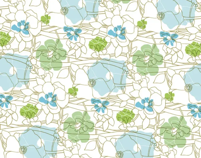 Framed Print : Flower Pattern