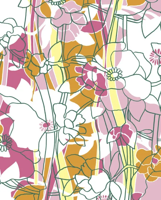 Framed Print : Flower pattern Framed Print : Flower pattern