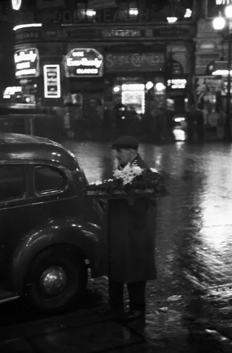 Framed Print : Flower Seller