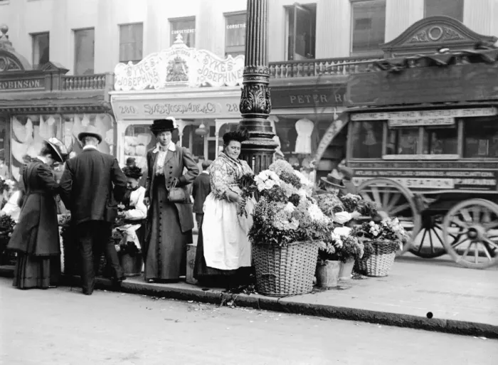 Framed Print : Flower Vendor Framed Print : Flower Vendor