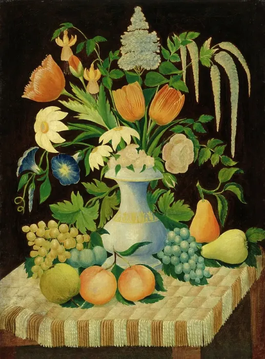 Framed Print : Flowers And Fruit Framed Print : Flowers And Fruit