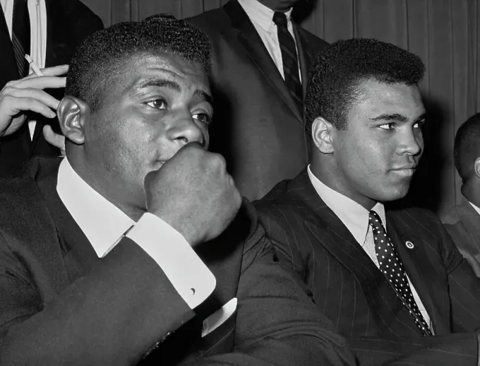 Framed Print : Floyd Patterson And Muhammad Ali