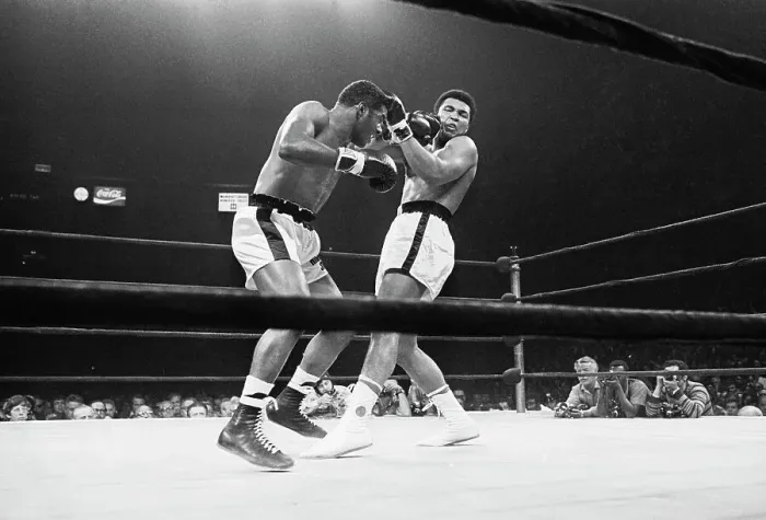 Framed Print : Floyd Patterson Punching Muhammad Ali Framed Print : Floyd Patterson Punching Muhammad Ali