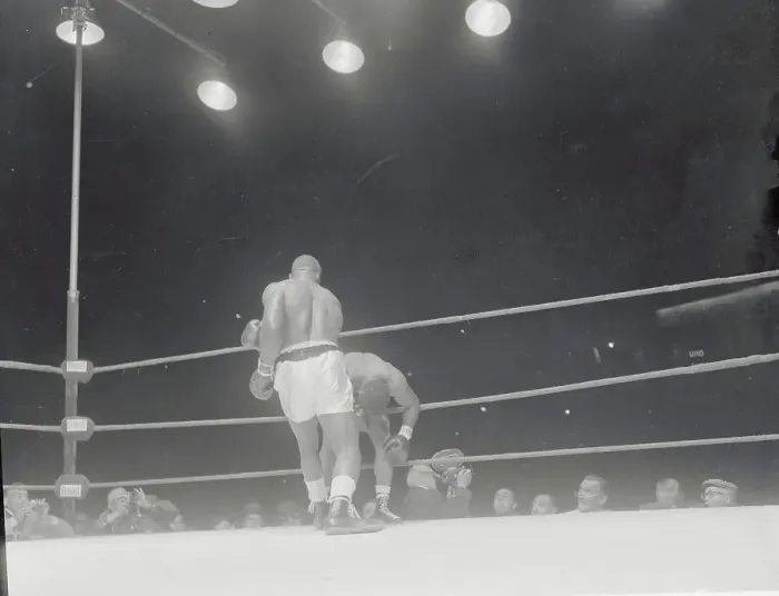 Framed Print : Floyd Patterson and Sonny Liston in Boxing Action Framed Print : Floyd Patterson and Sonny Liston in Boxing Action