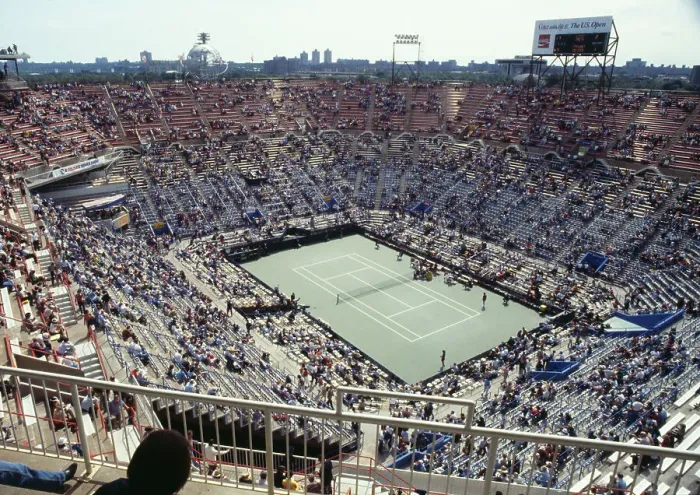 Framed Print : Flushing Meadows Stadium During US Open Framed Print : Flushing Meadows Stadium During US Open