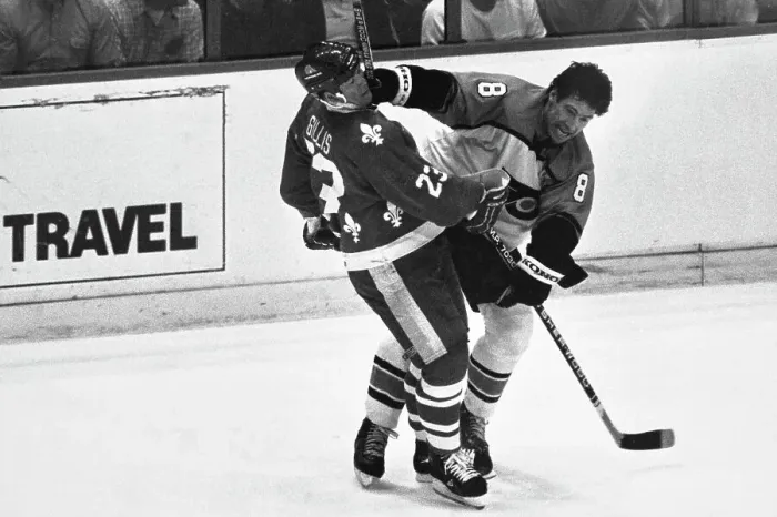 Framed Print : Flyers Vs Nordiques Ice Hockey Fight Framed Print : Flyers Vs Nordiques Ice Hockey Fight